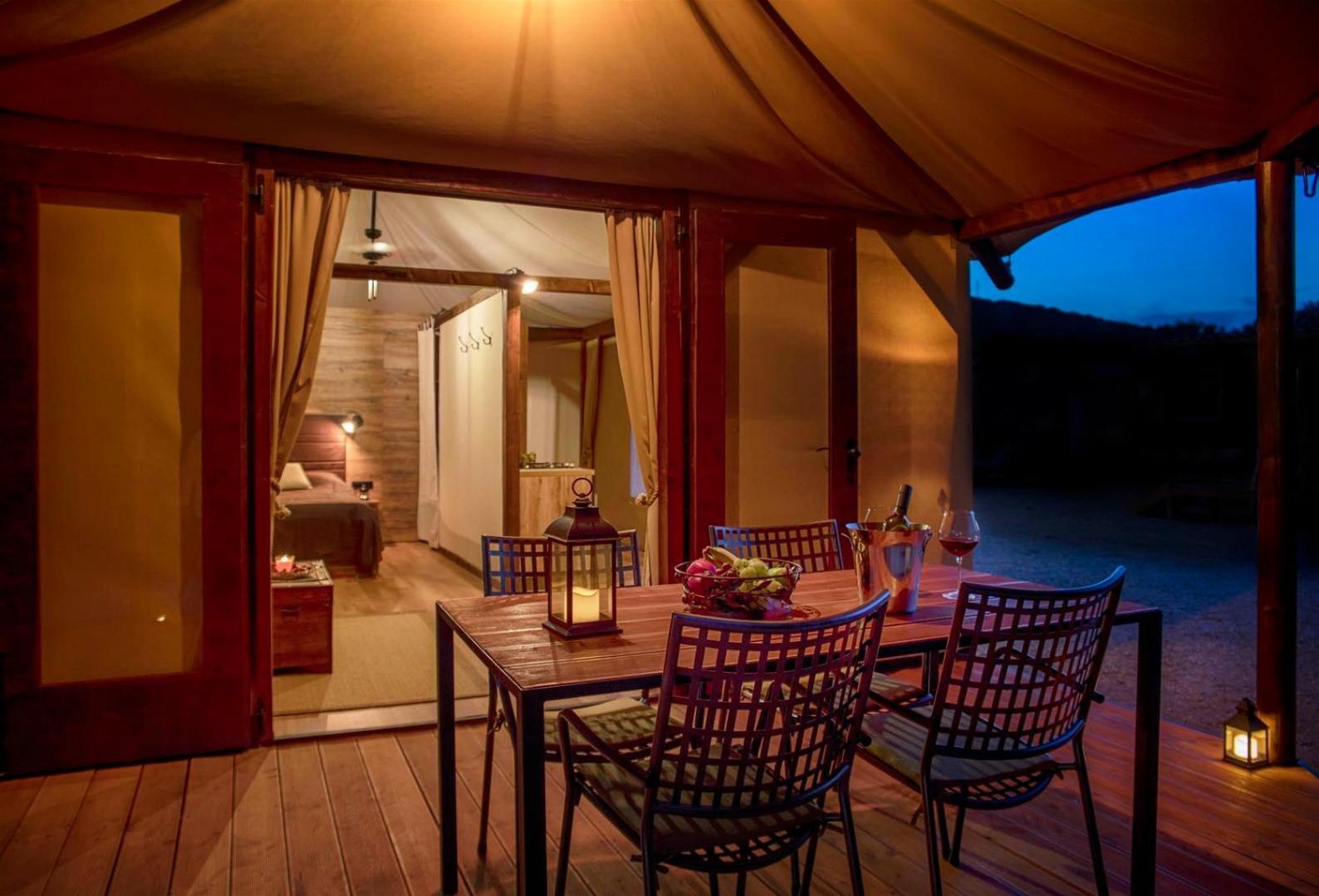 Campsite Glamping Tents And Mobile Homes Trasorka *